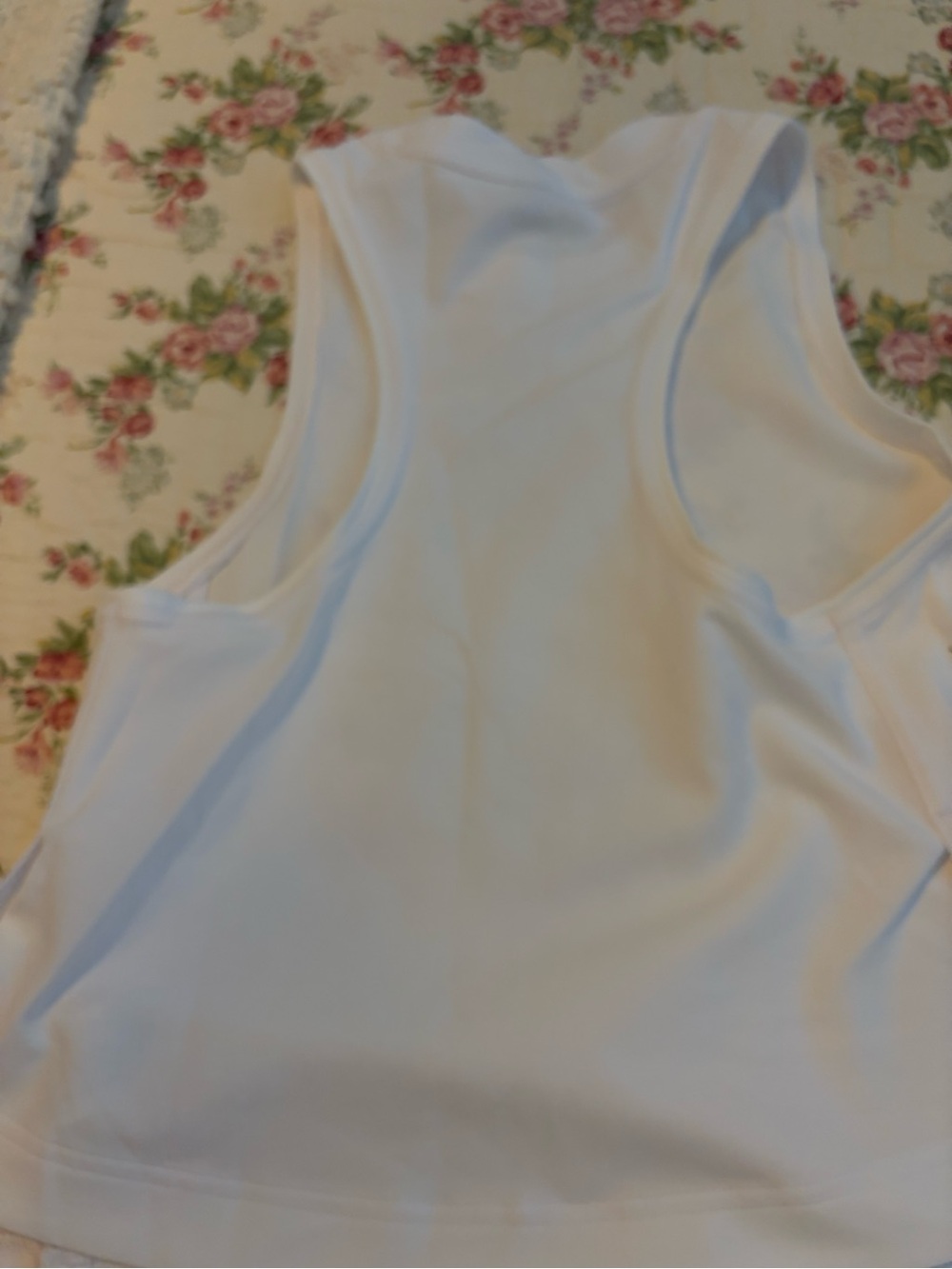 Stella McCartney White Racerback Tank Top
